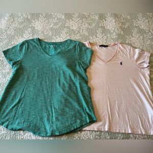 Striped Spring tees! Polo and Old Navy
